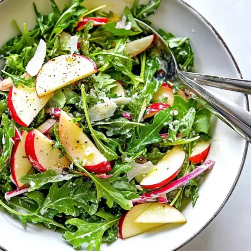 Arugula Salad with Apple and Parmesan