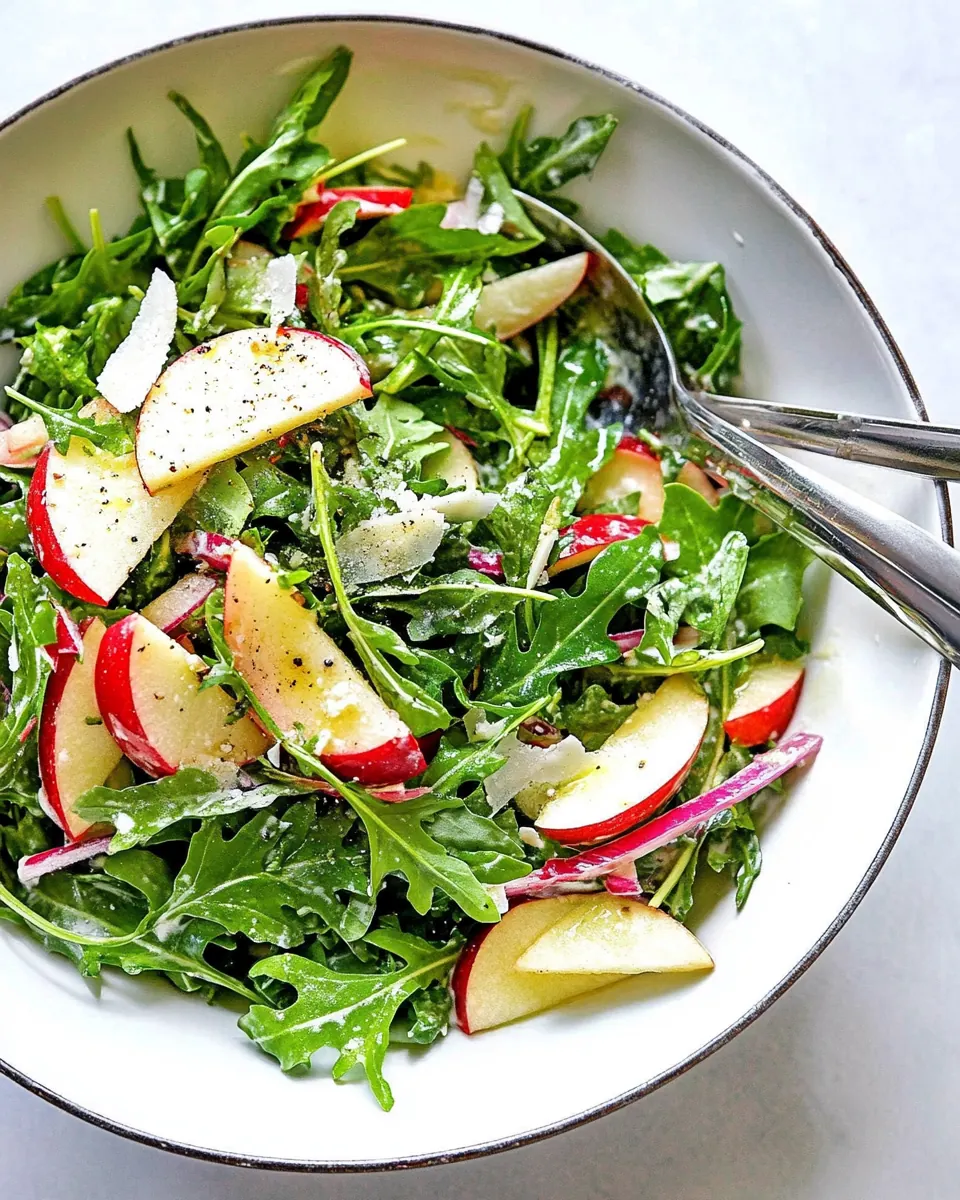 Arugula Salad with Apple and Parmesan