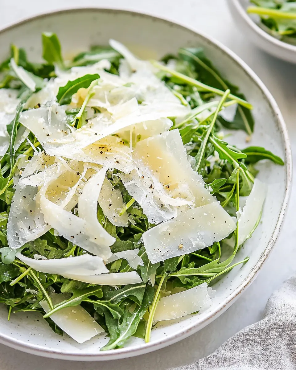 Arugula Salad with Fennel and Cheese