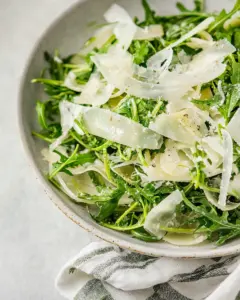 Arugula Salad with Fennel and Cheese
