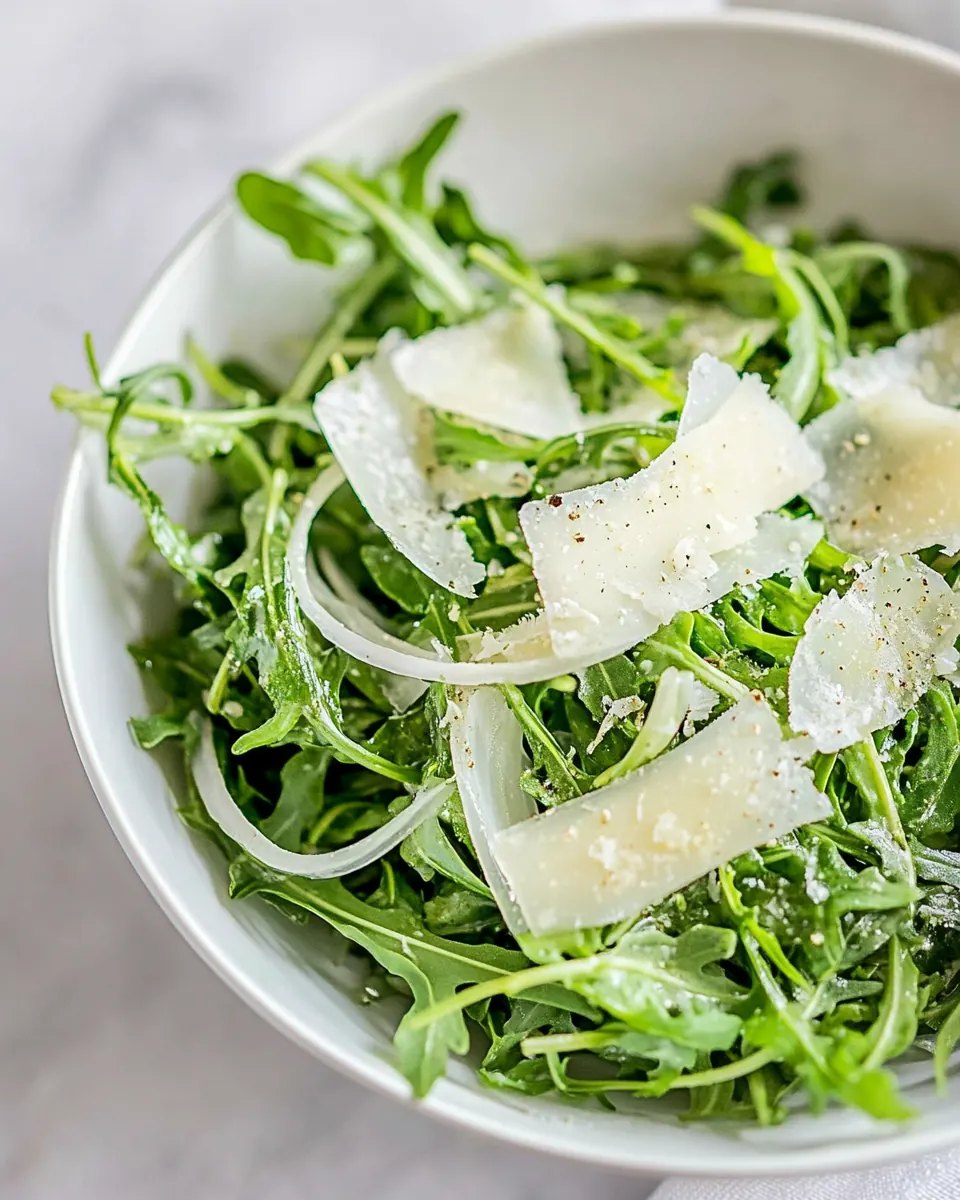 Arugula Salad with Fennel and Cheese