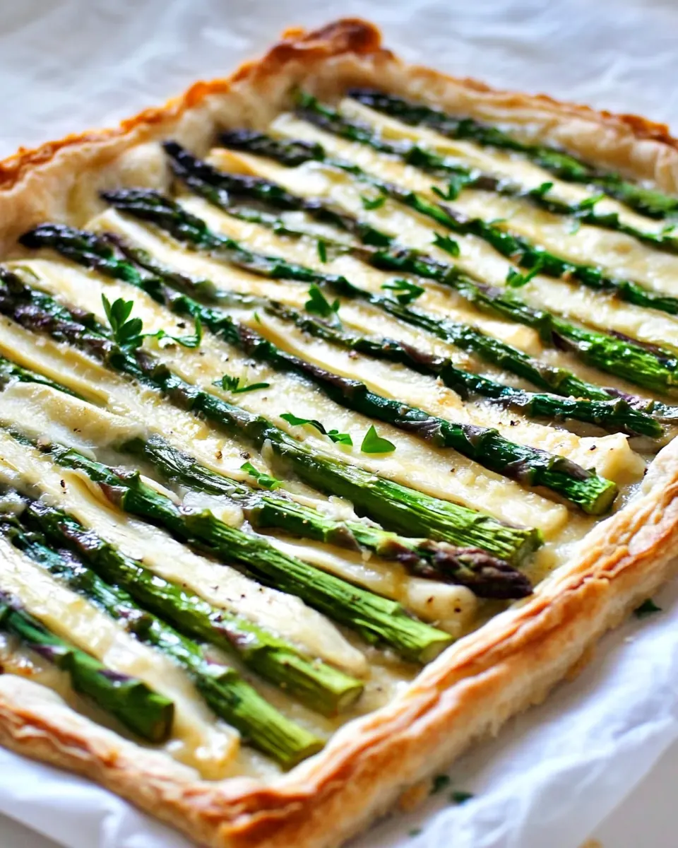 Asparagus Fontina Tart
