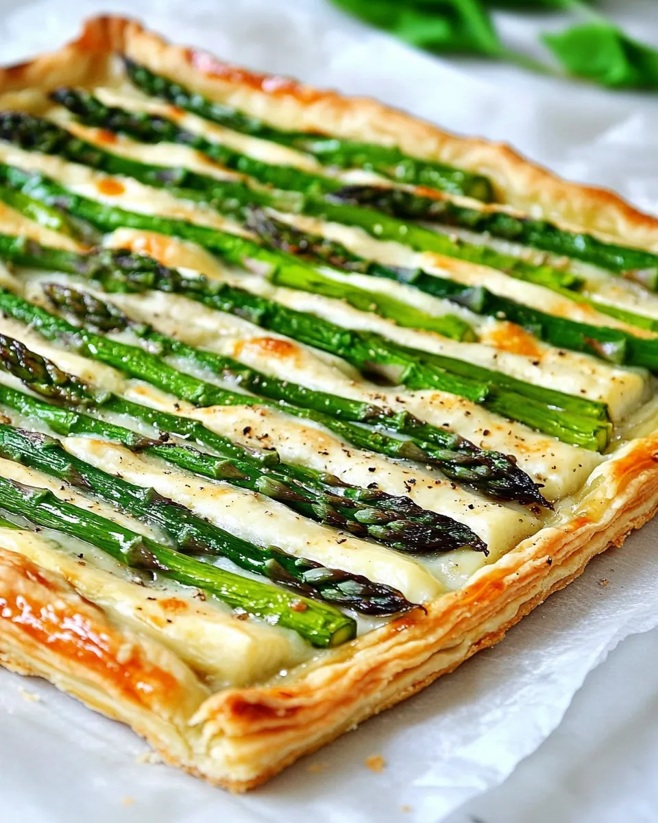 Asparagus Fontina Tart