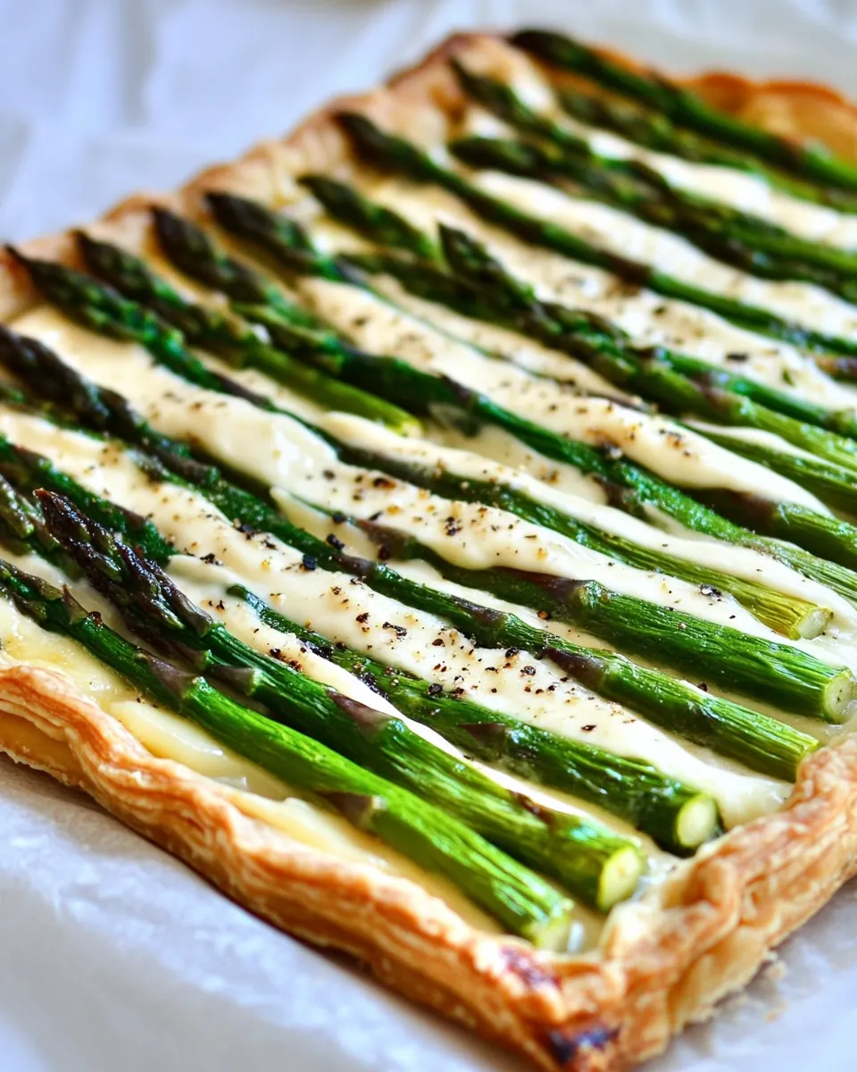 Asparagus Fontina Tart