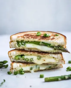 Asparagus Grilled Cheese with Brown Butter and Dijon