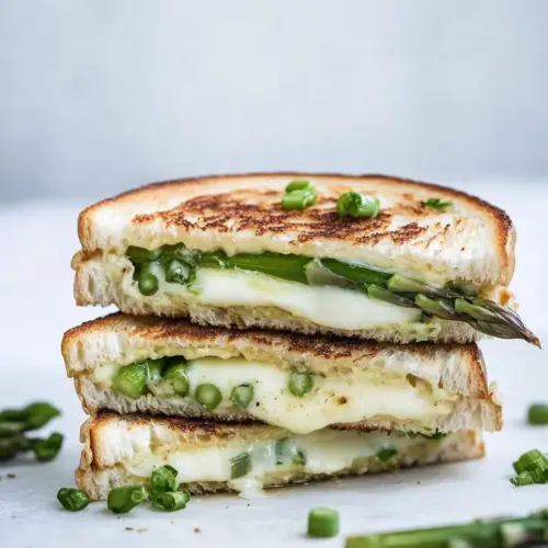 Asparagus Grilled Cheese with Brown Butter and Dijon