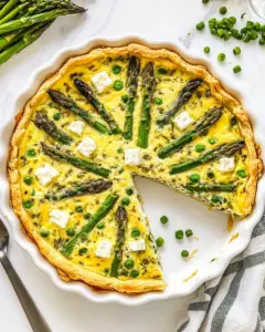 Asparagus and Feta Crustless Quiche