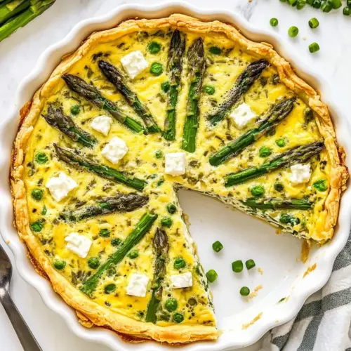 Asparagus and Feta Crustless Quiche