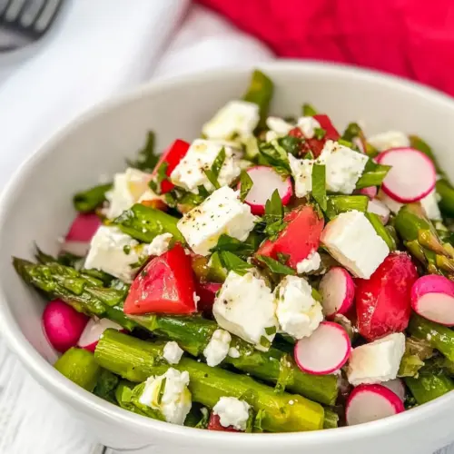 Asparagus and Radish Salad with Feta