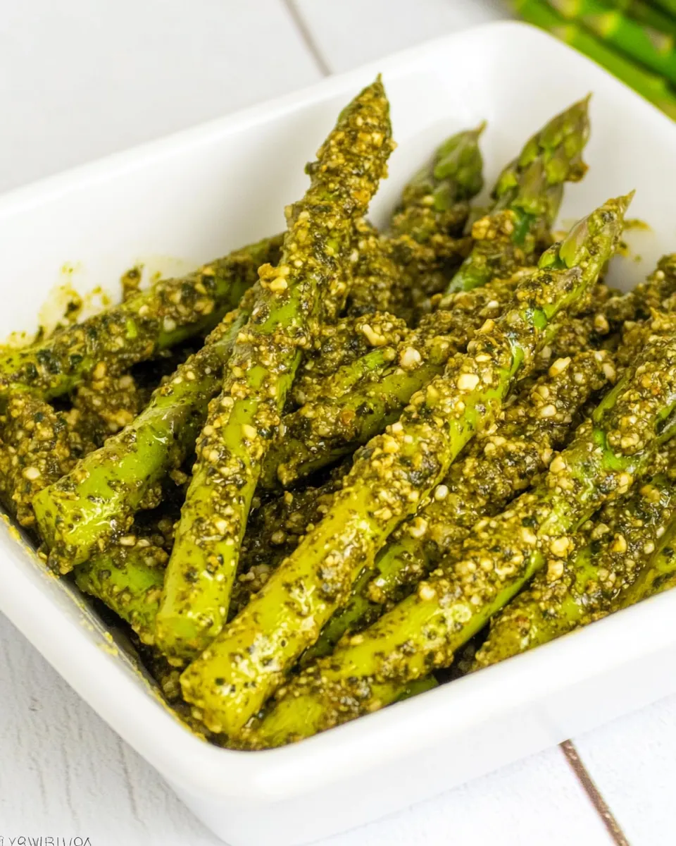 Asparagus with Pesto