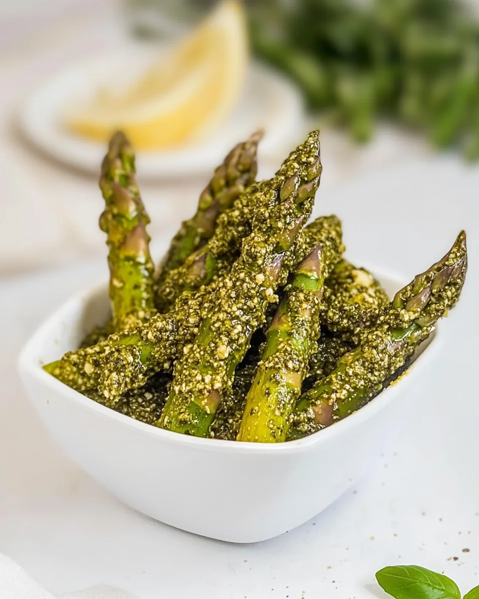 Asparagus with Pesto