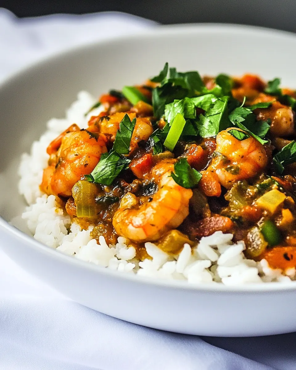 Authentic Crawfish or Shrimp Étouffée