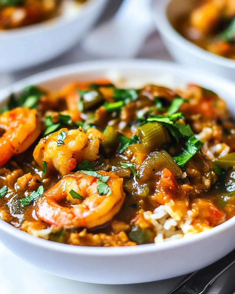 Authentic Crawfish or Shrimp Étouffée
