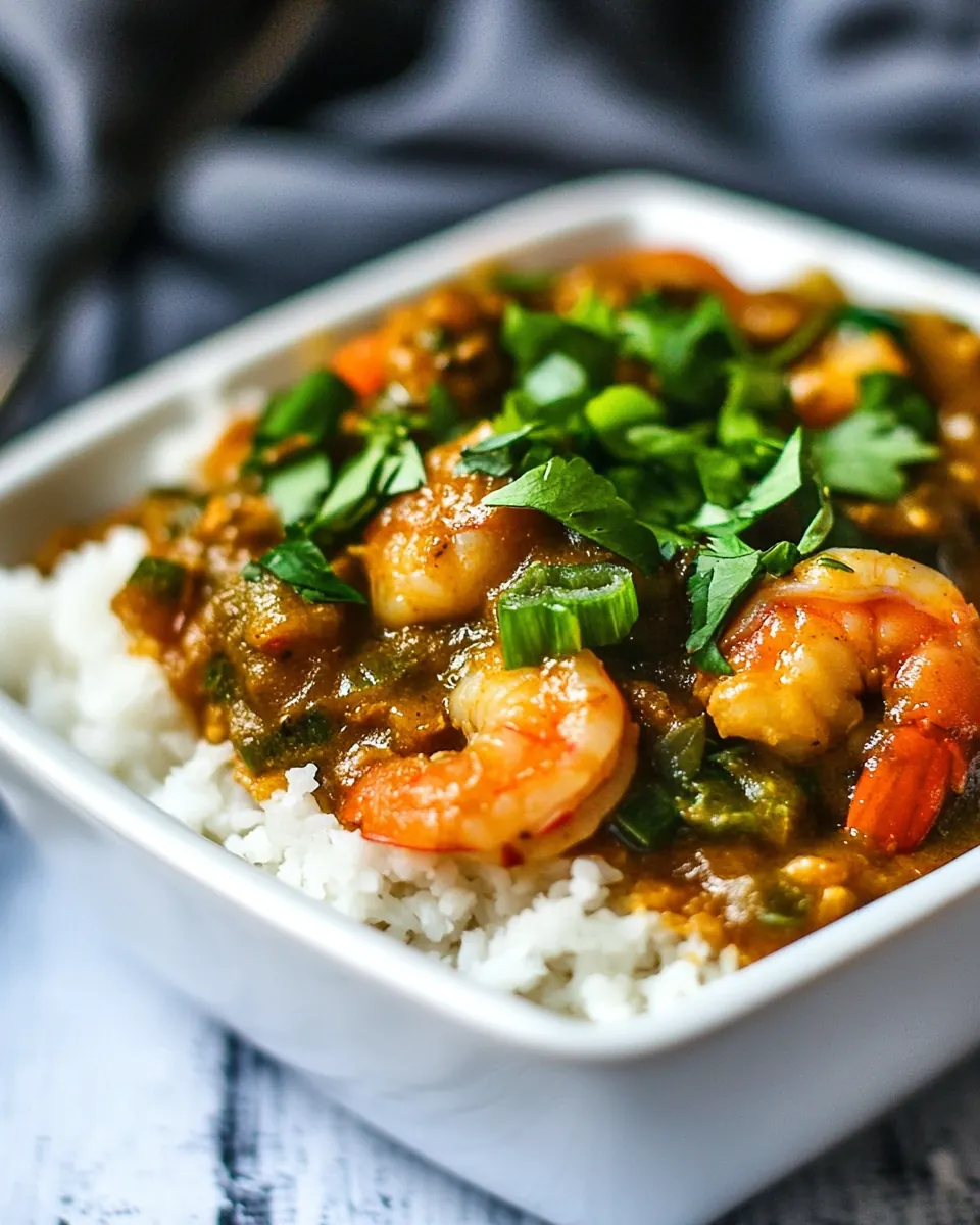 Authentic Crawfish or Shrimp Étouffée