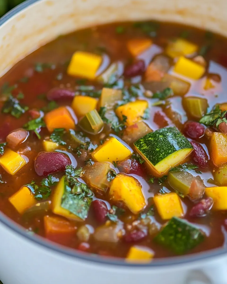 Autumn Minestrone Soup