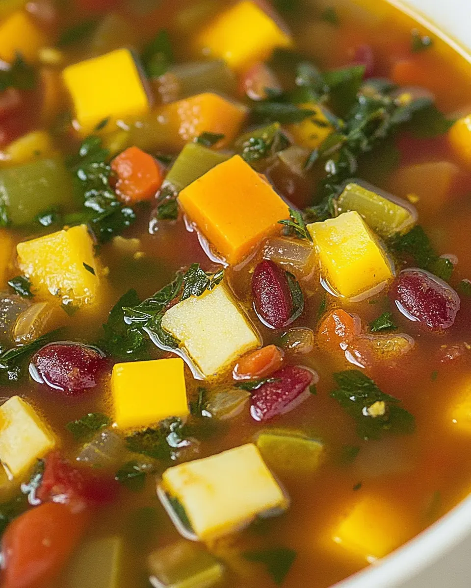 Autumn Minestrone Soup