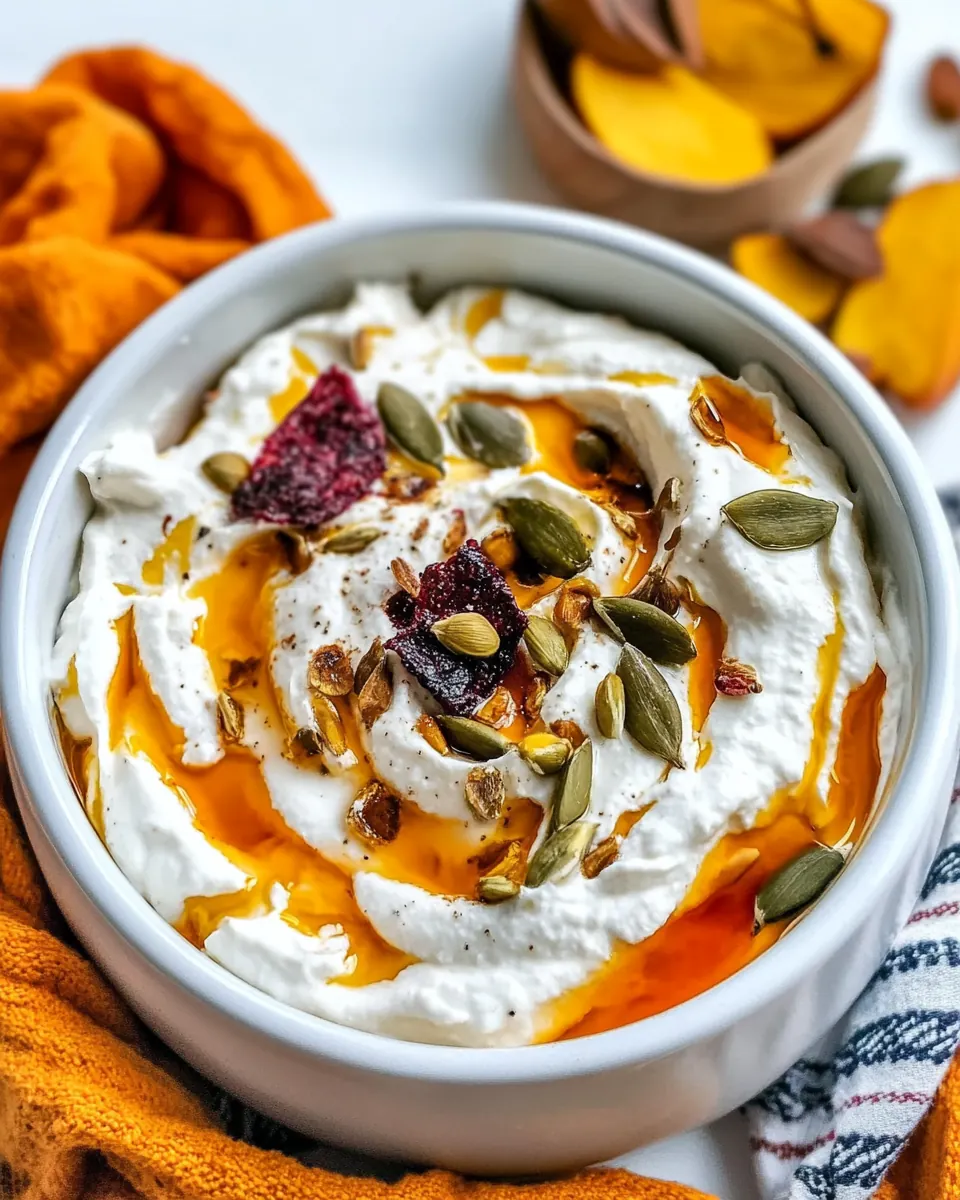 Autumn Whipped Ricotta Dip