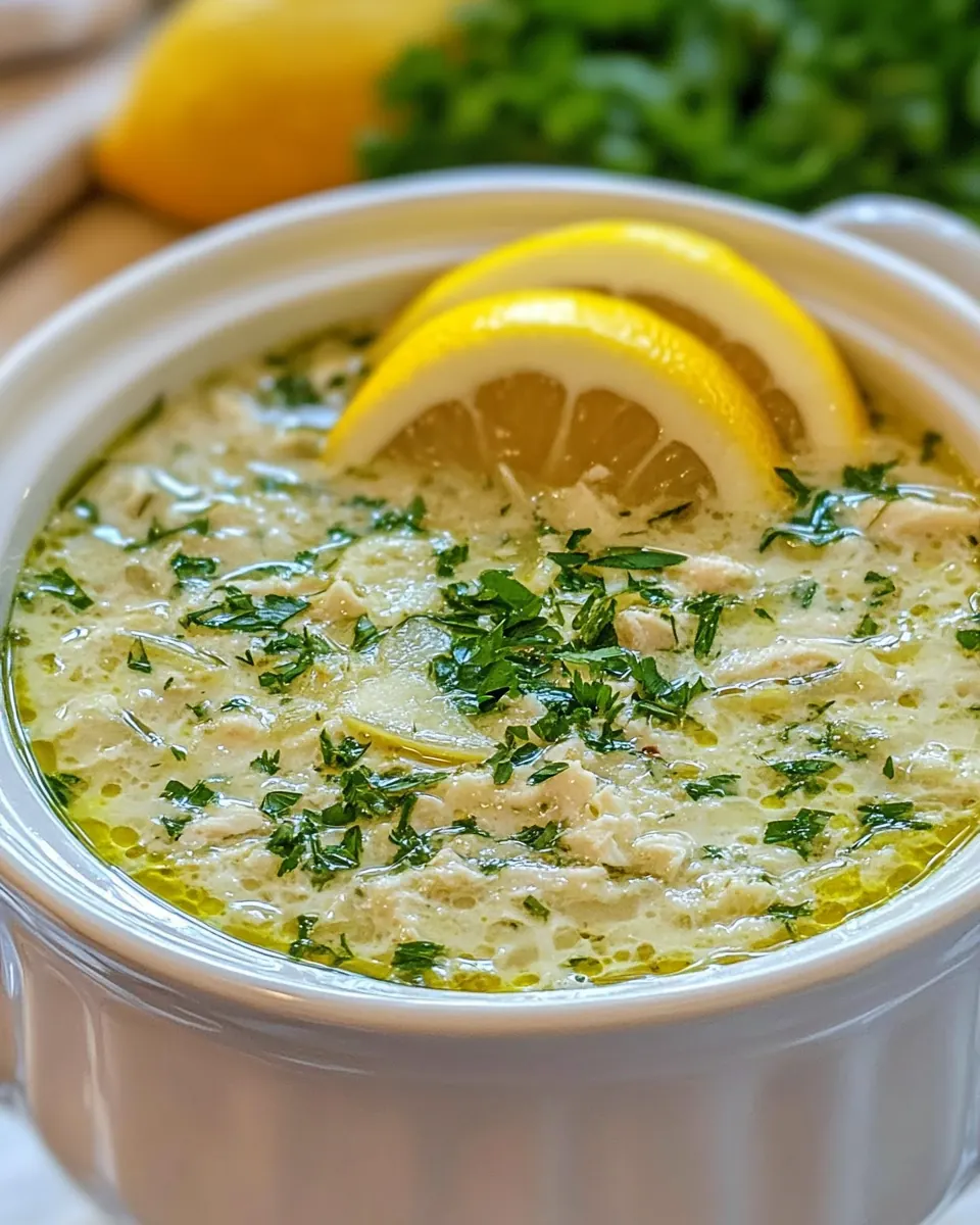 Avgolemono Soup