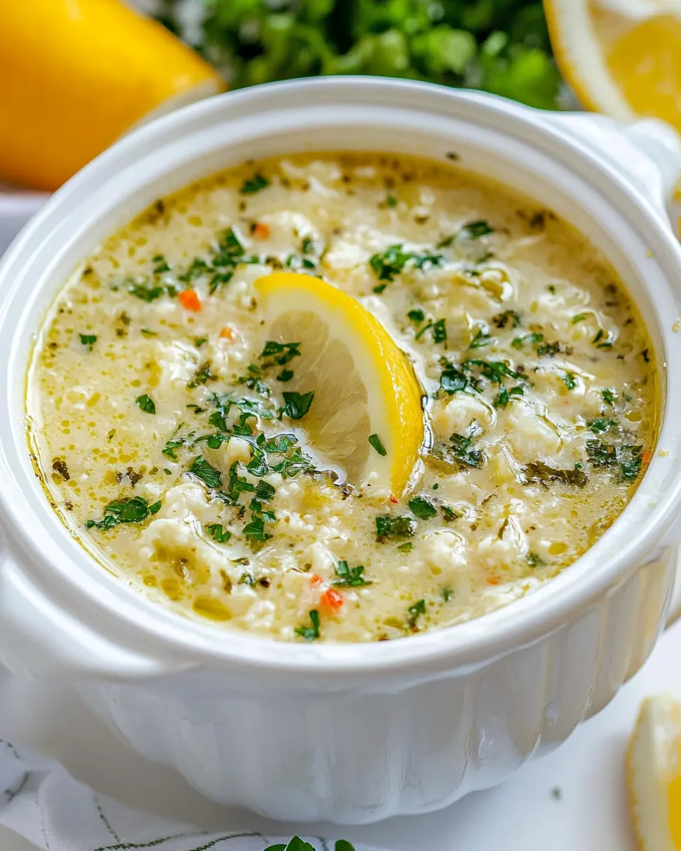 Avgolemono Soup