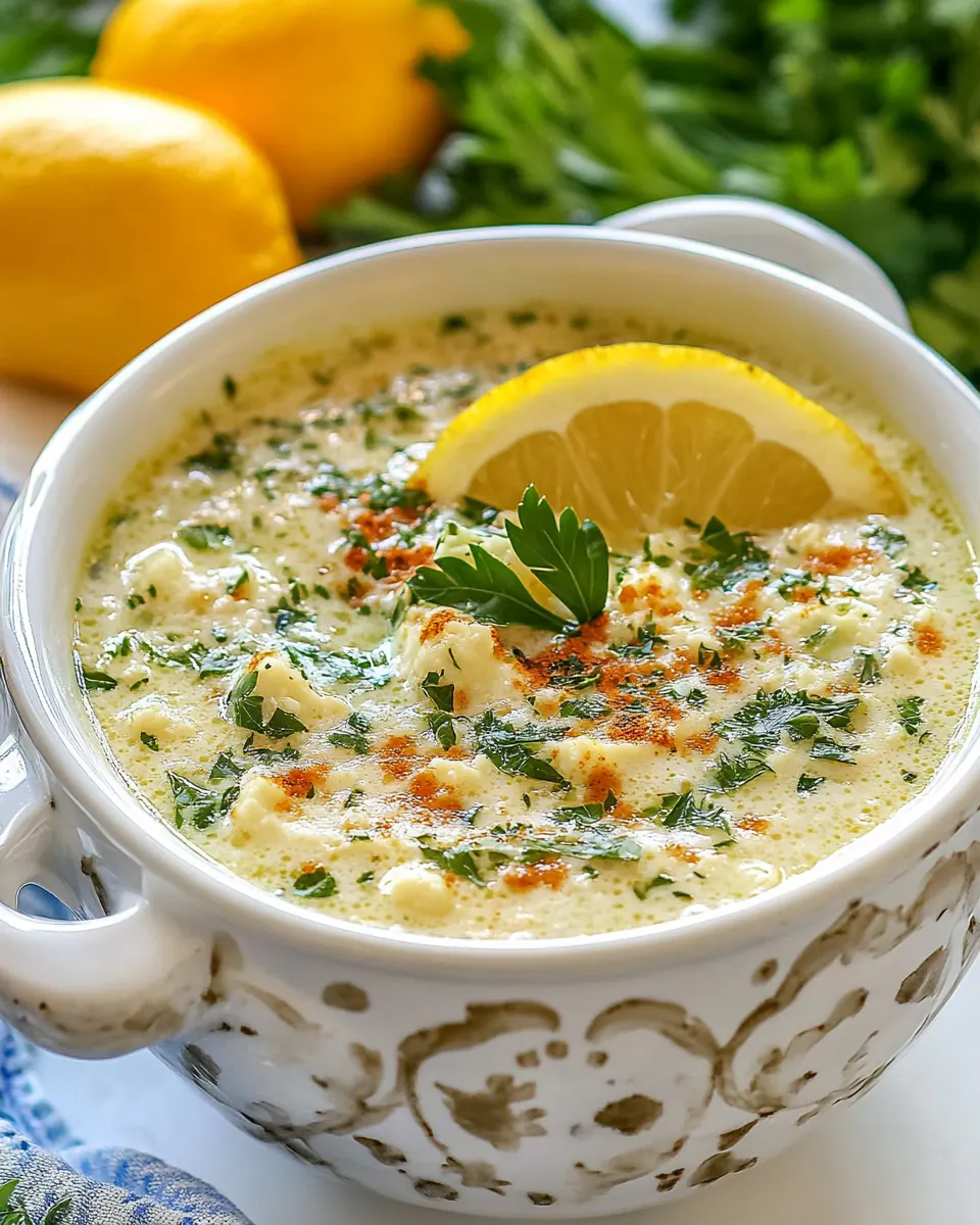 Avgolemono Soup