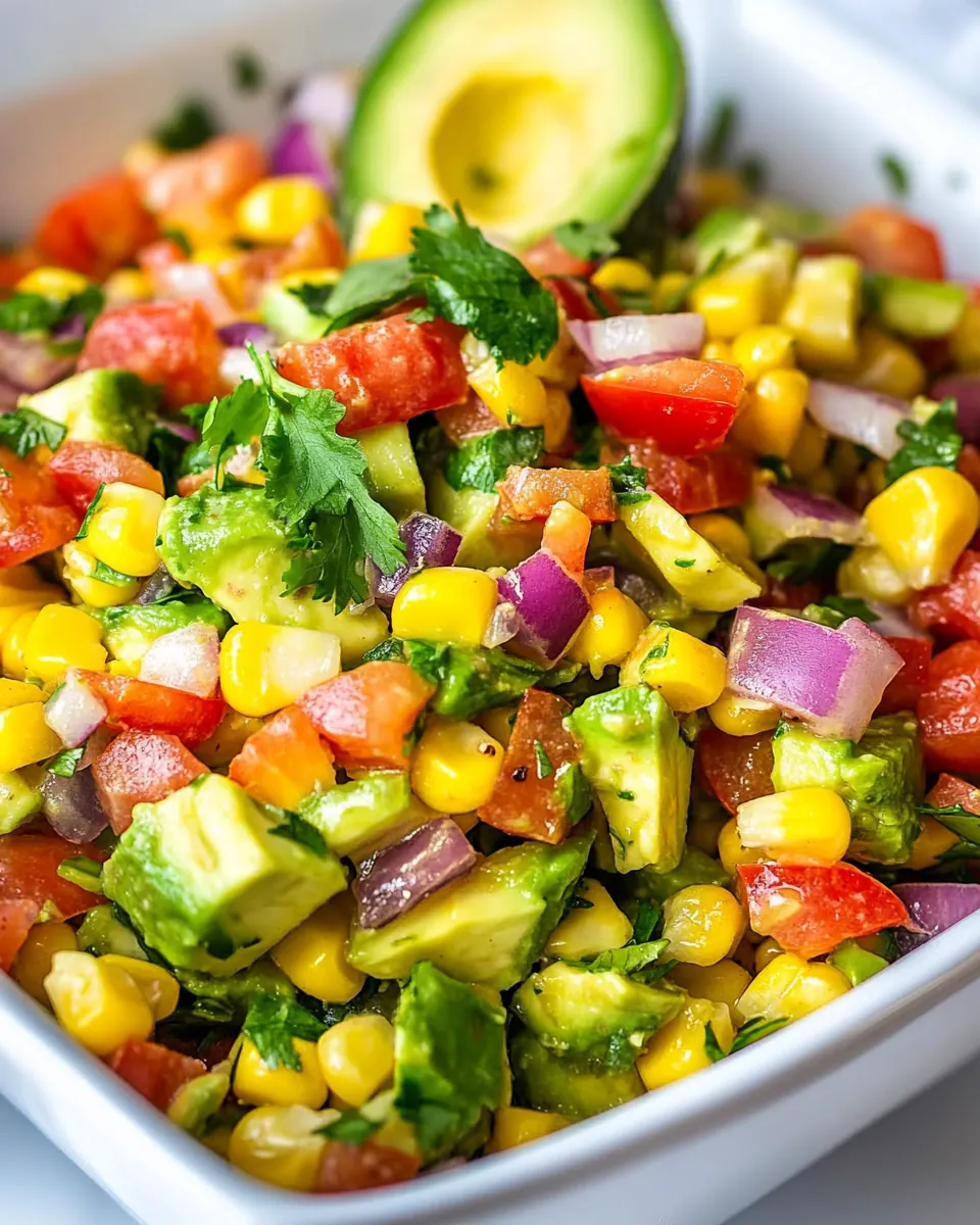 Avocado Corn Salad