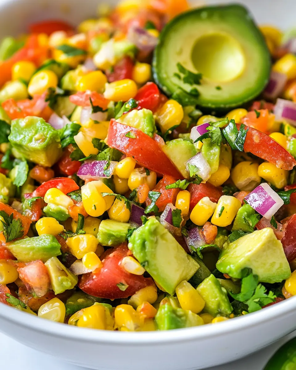 Avocado Corn Salad