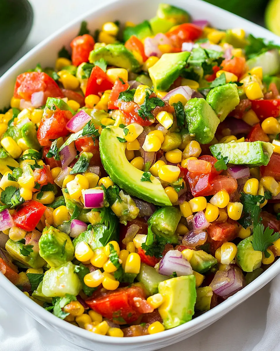 Avocado Corn Salad