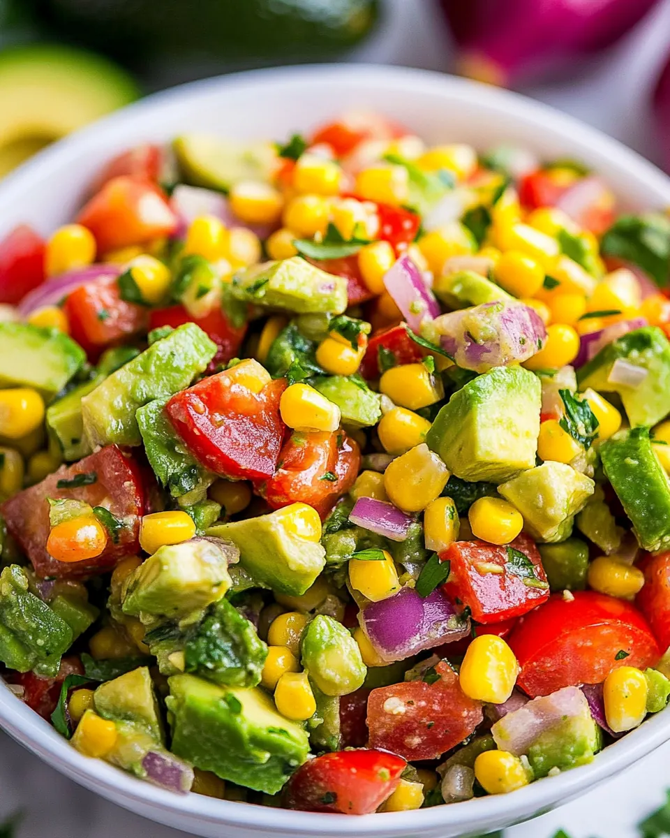 Avocado Corn Salad