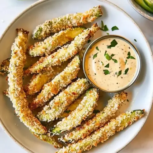 Avocado Fries with Spicy Honey Lime Sauce