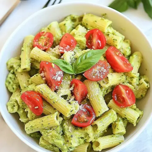 Avocado Goat Cheese Pasta