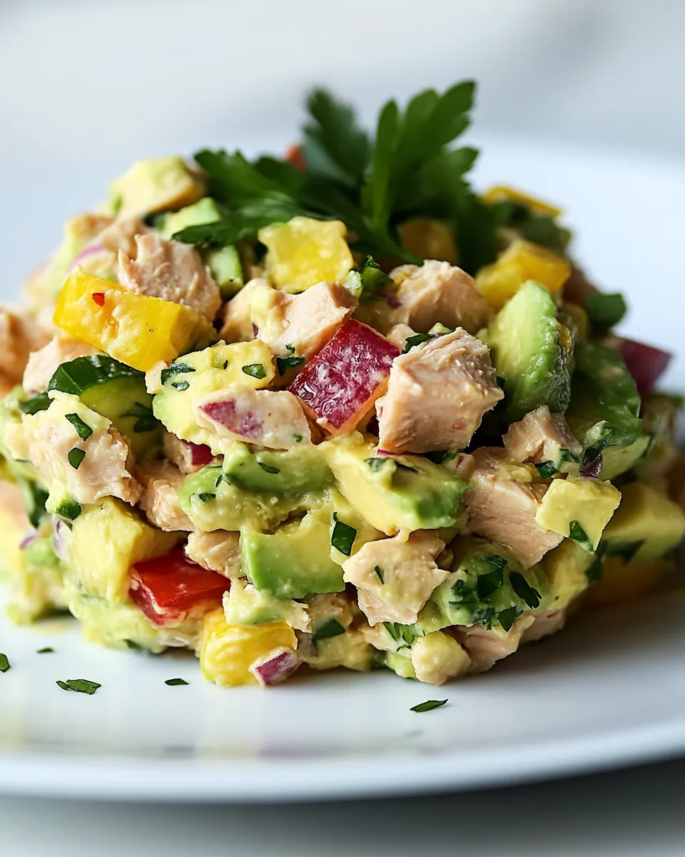 Avocado Tuna Salad