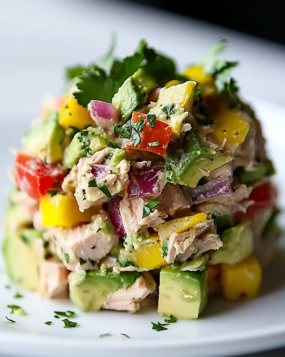 Avocado Tuna Salad