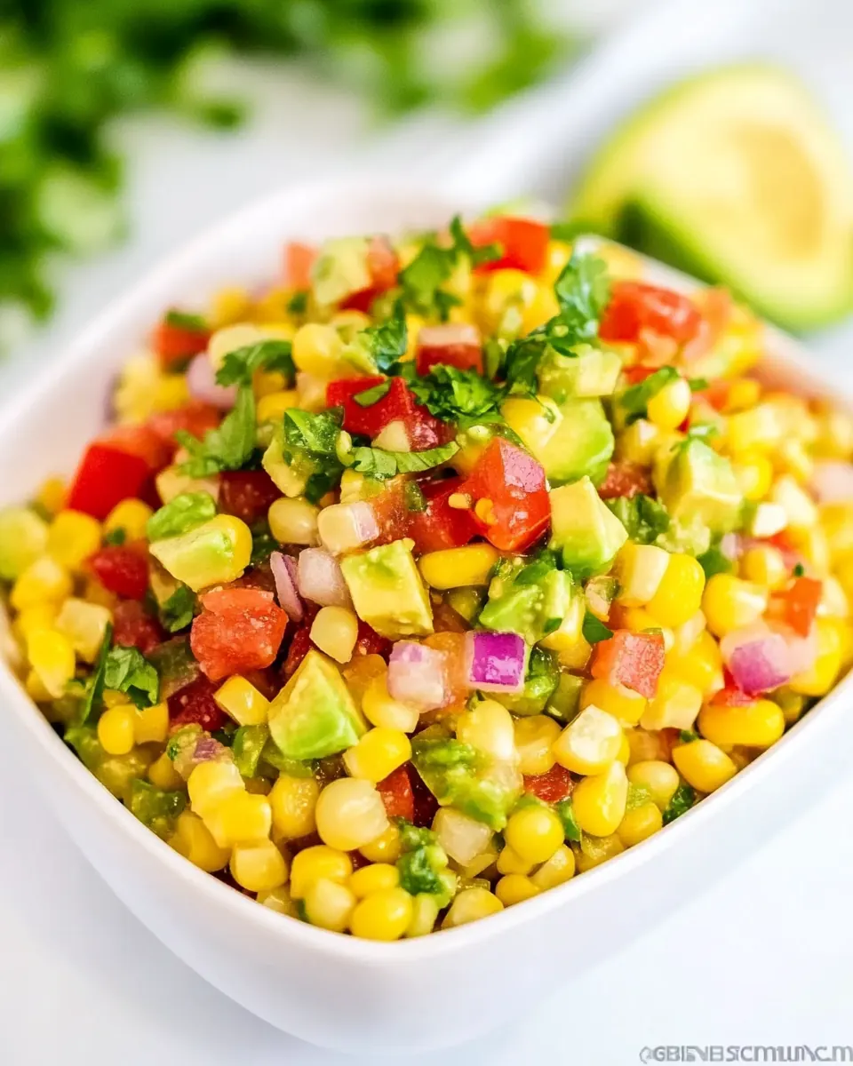 Avocado and Corn Salsa