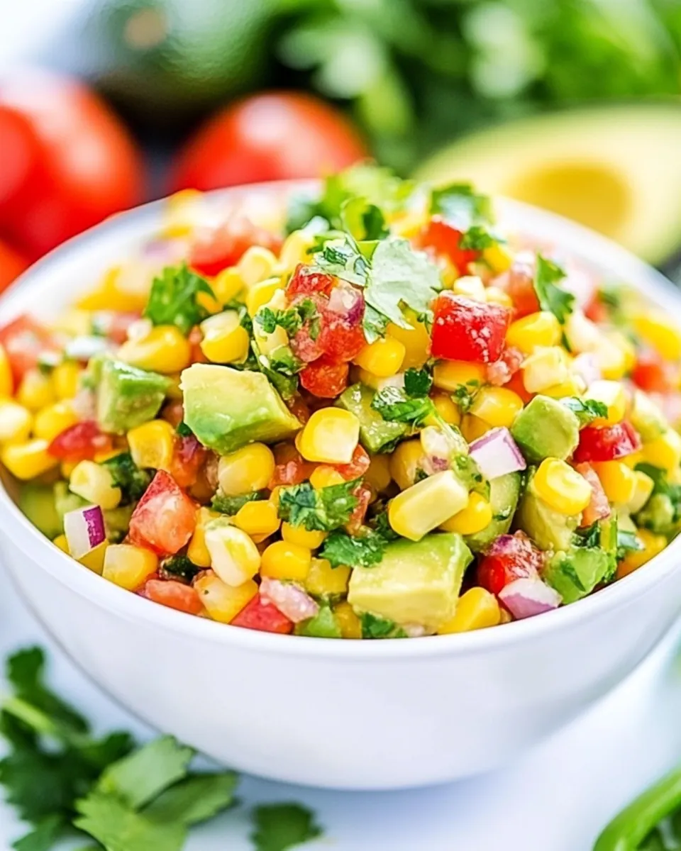 Avocado and Corn Salsa