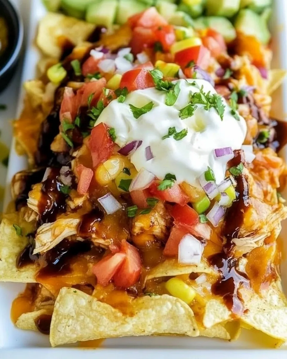 BBQ Chicken Nachos