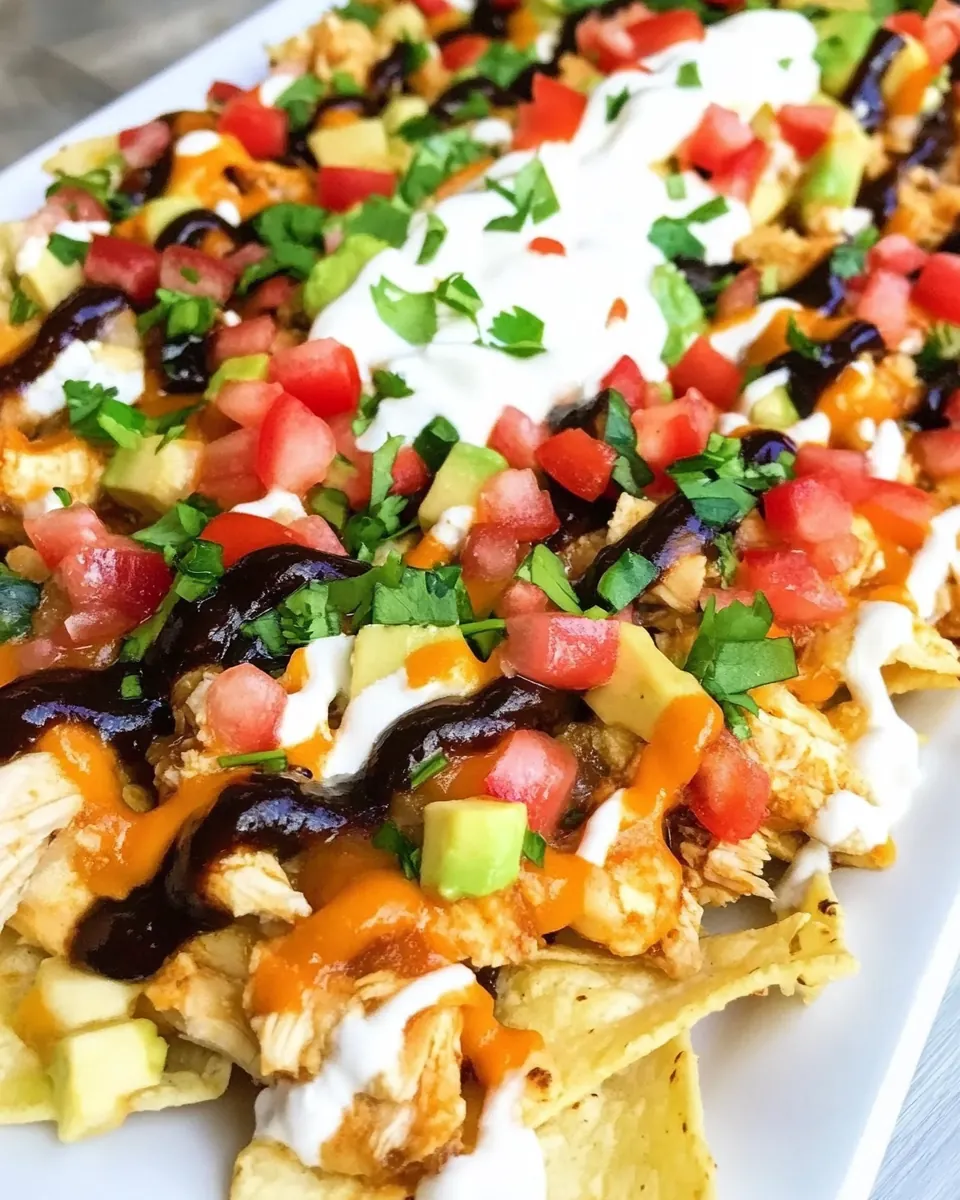 BBQ Chicken Nachos