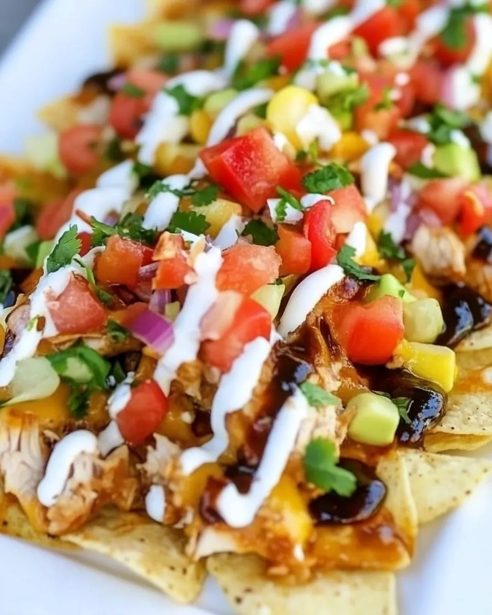 BBQ Chicken Nachos