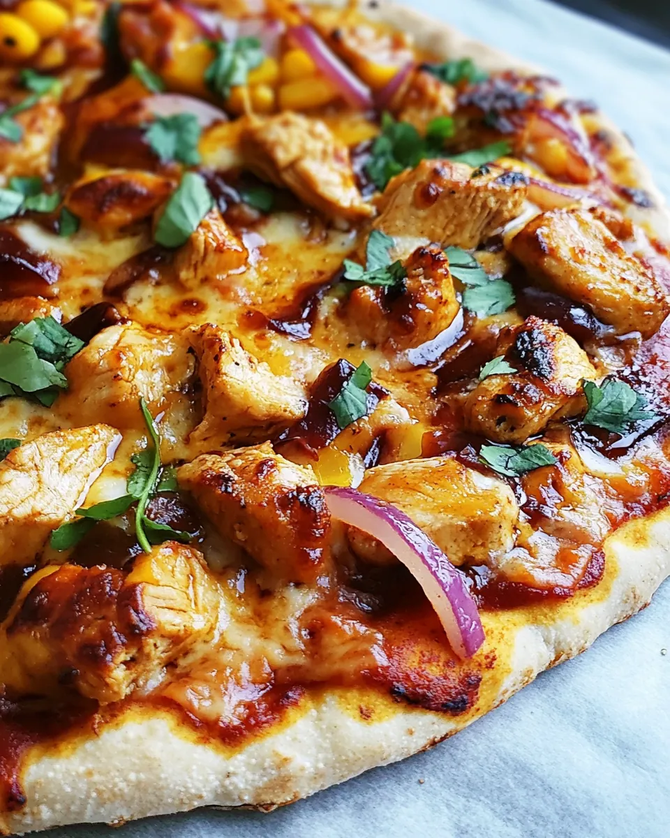 BBQ Chicken Pizza