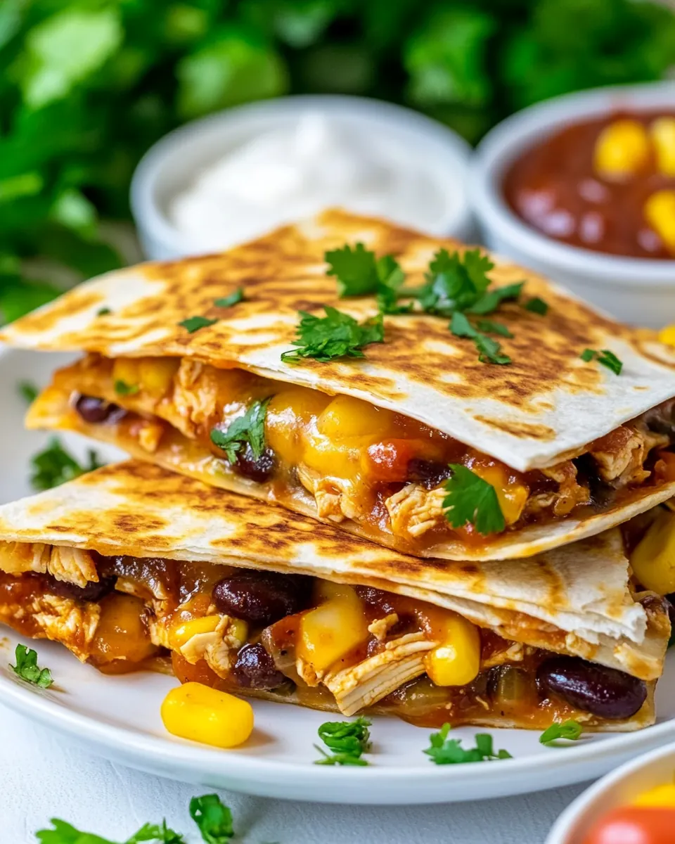 BBQ Chicken Quesadillas