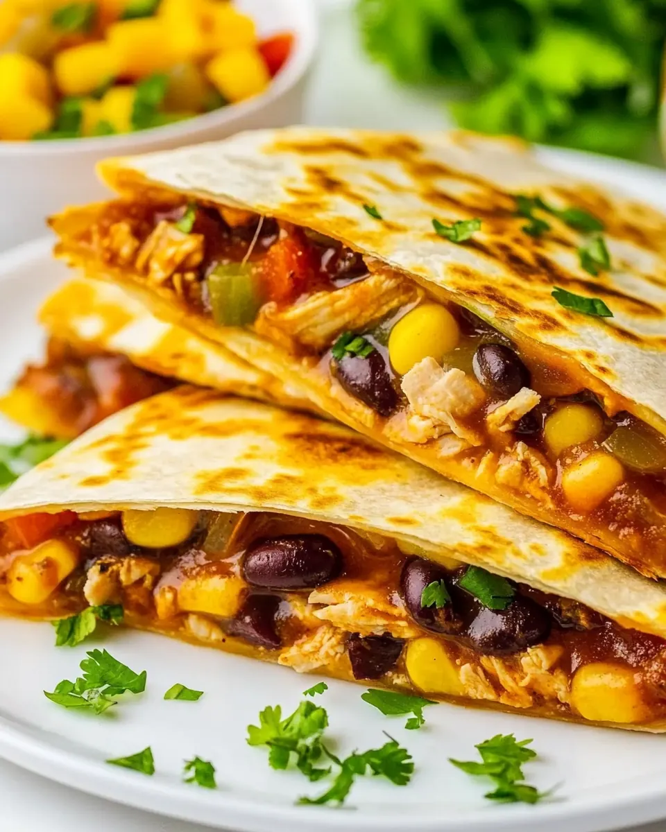 BBQ Chicken Quesadillas
