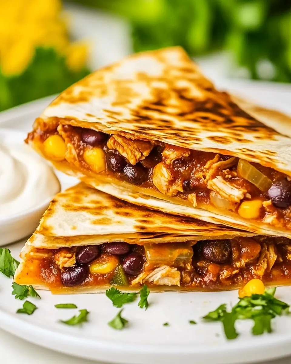 BBQ Chicken Quesadillas
