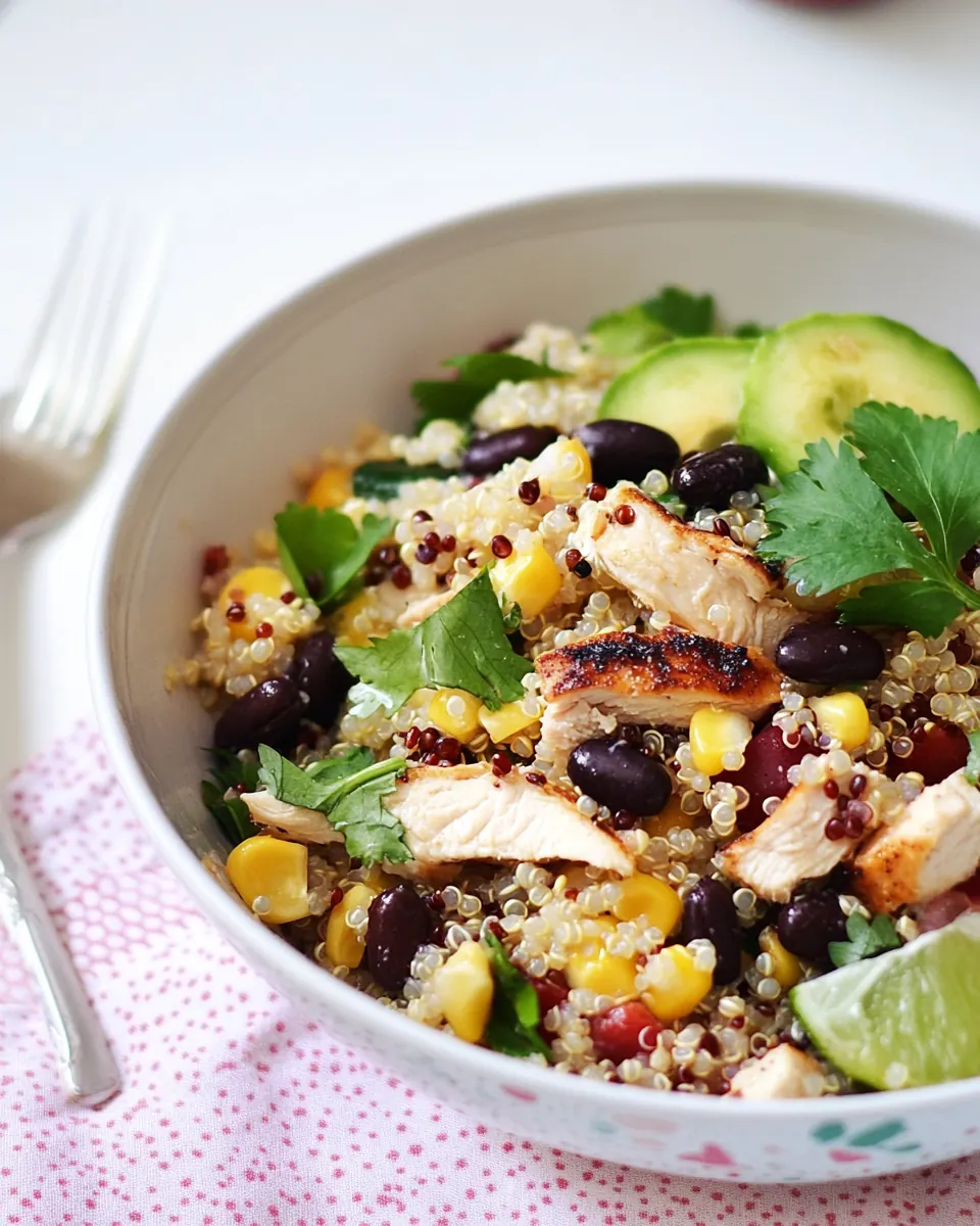 BBQ Chicken Quinoa Salad