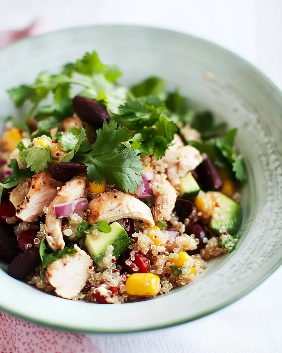 BBQ Chicken Quinoa Salad