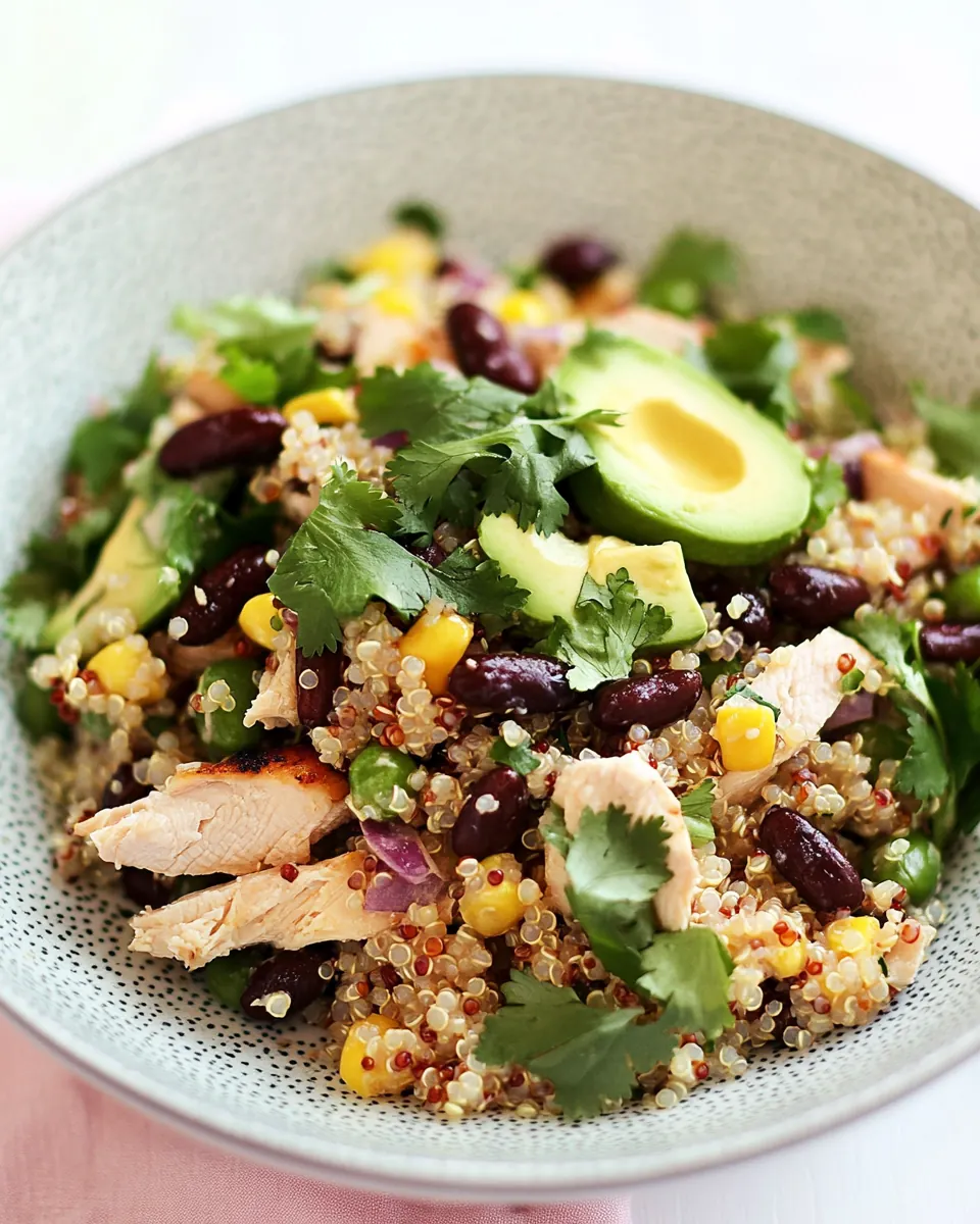 BBQ Chicken Quinoa Salad