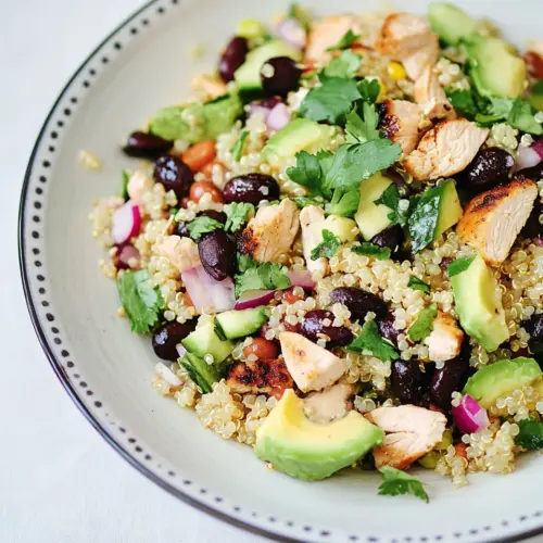 BBQ Chicken Quinoa Salad