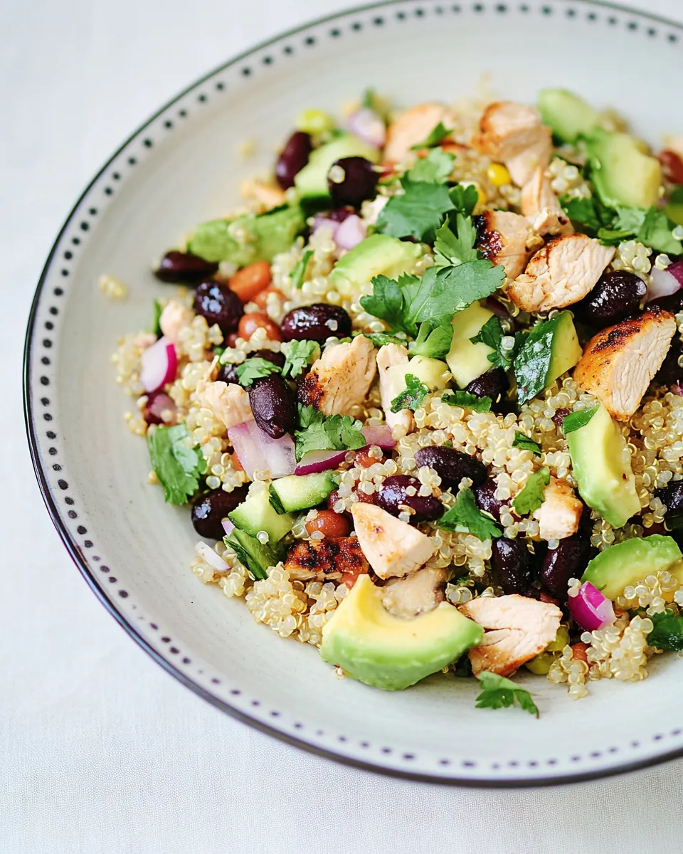 BBQ Chicken Quinoa Salad