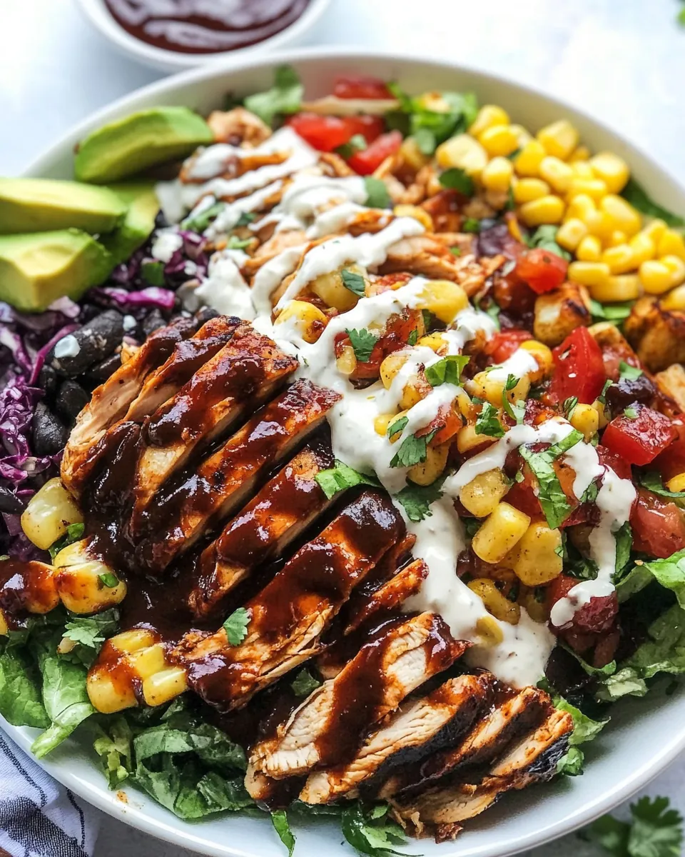BBQ Chicken Salad