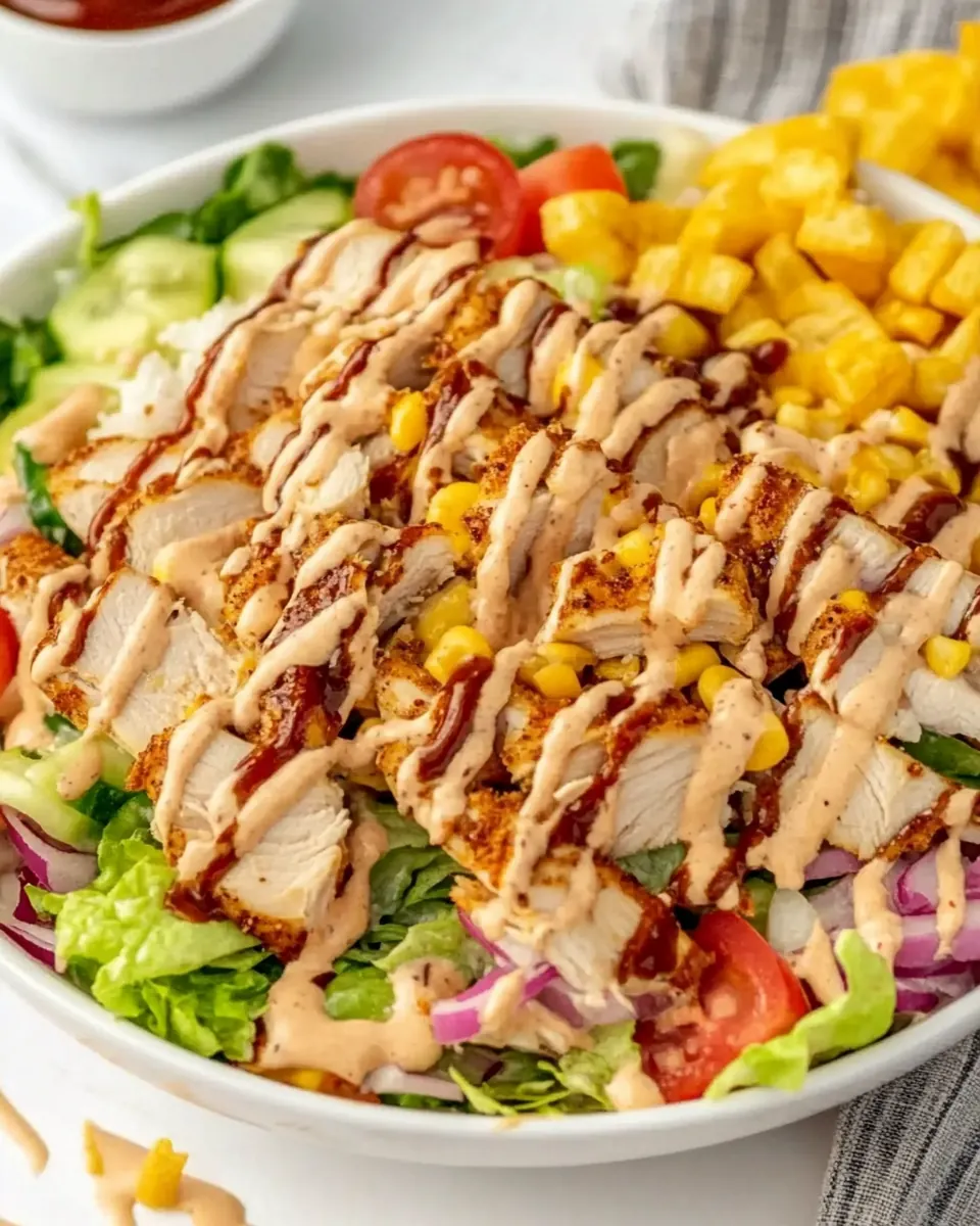 BBQ Chicken Salad