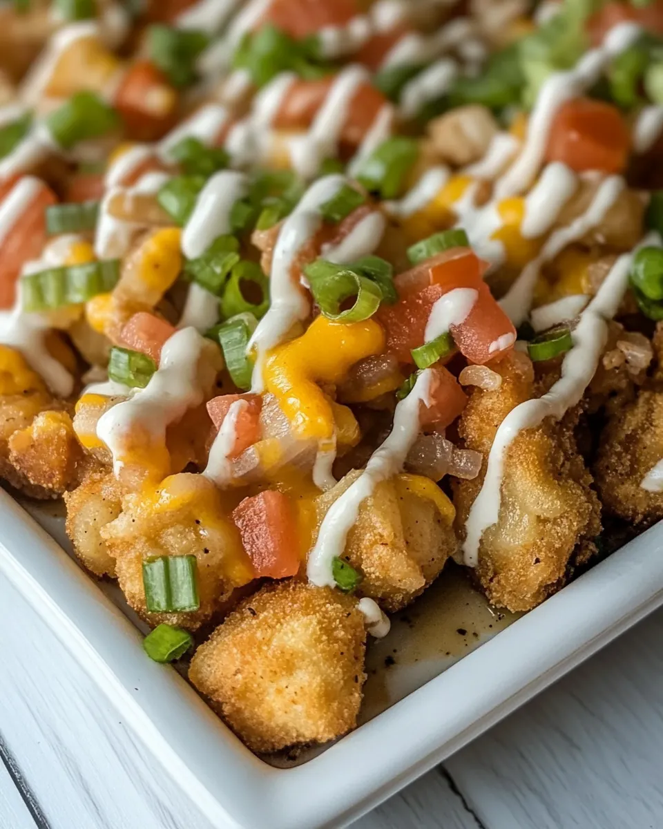 BBQ Chicken Totchos