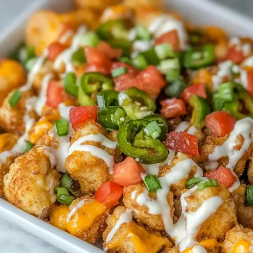 BBQ Chicken Totchos